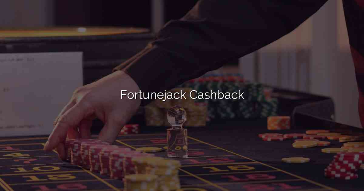 Fortunejack Cashback
